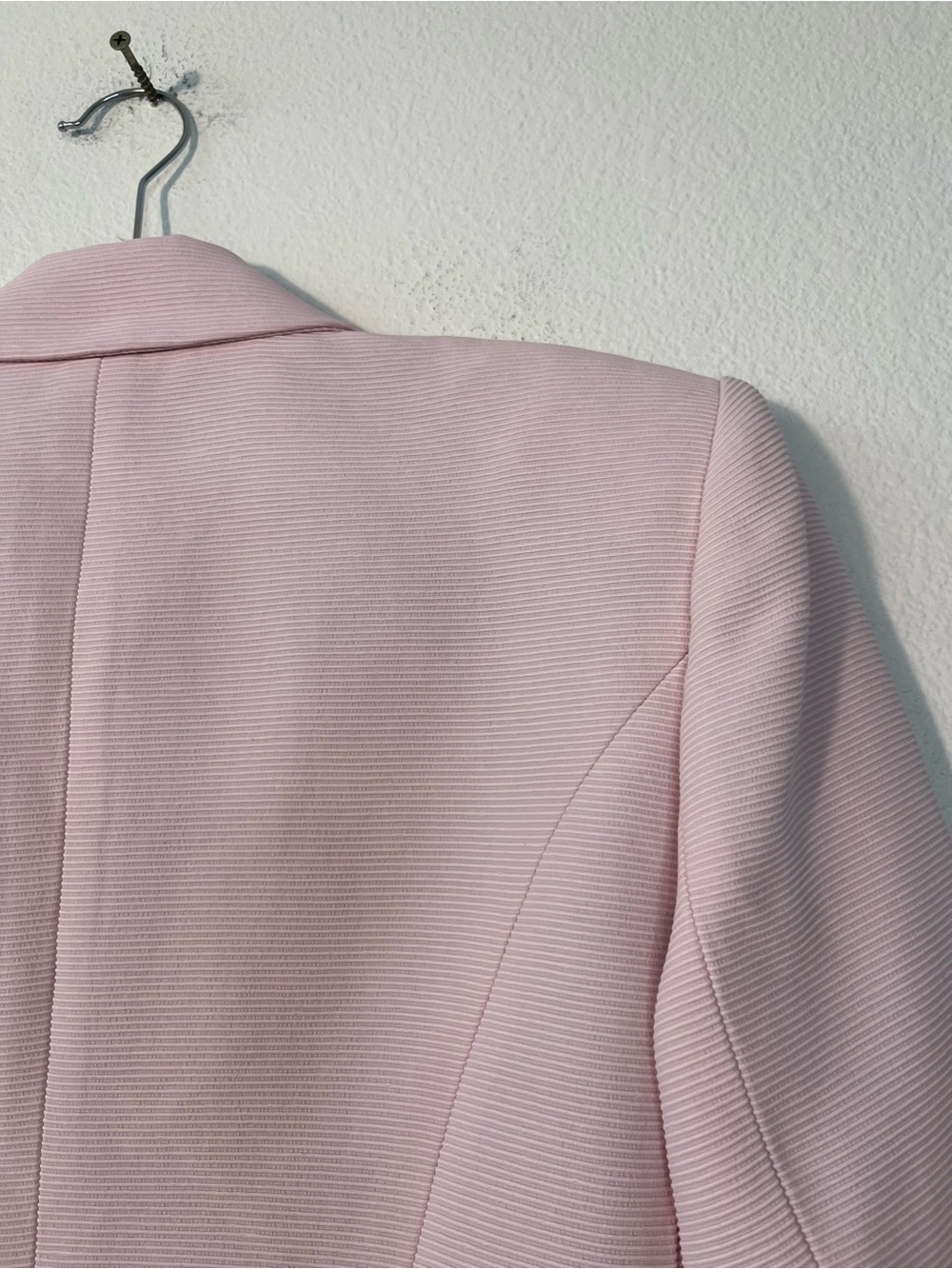 L’agence Brooke Open-Front Brooke Blazer in Pale Rose Faded Chain Size 8 - Picture 9 of 13